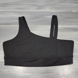 Jenni Asymmetrical Sports Bra Size XXL Style Not Size Black‎